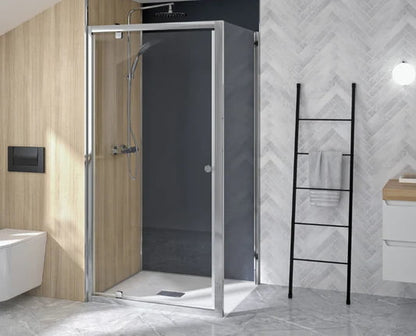 Paroi porte pivotante pour douche en niche ou angle 