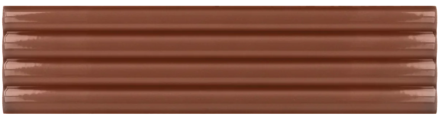 Faïence murale Kit-kat relief Costa Nova 5x20 cm Beige Pâle