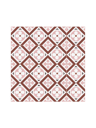 Carreau de ciment traditionnel Mod 764, 20x20 cm