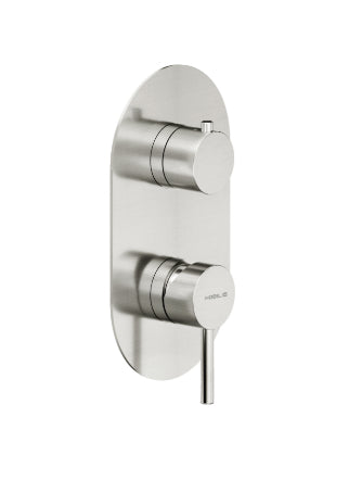 Nobili WE81102/VEIX Mitigeur de douche mural 2 voies - Inox