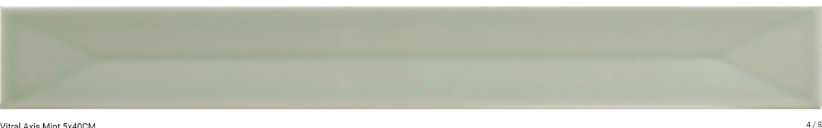 Carrelage mural VITRAL mint relief
