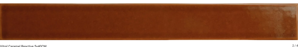 Carrelage mural VITRAL caramel 