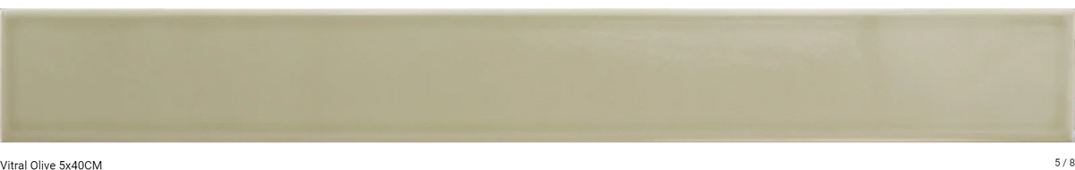  Carrelage mural VITRAL olive