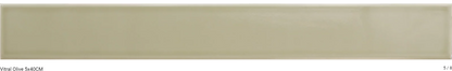  Carrelage mural VITRAL olive