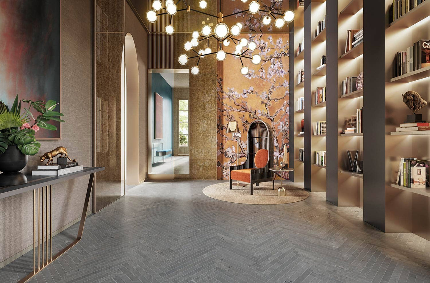 Way poser au sol dans un couloir - L'Atelier By AC