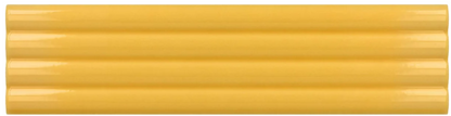 Faïence murale Kit-kat relief Costa Nova 5x20 cm Jaune