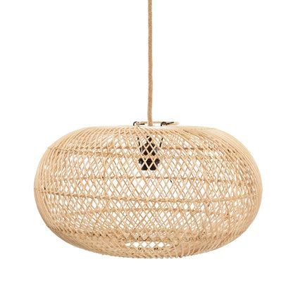 Abat-jour suspendu en rotin naturel Wholly