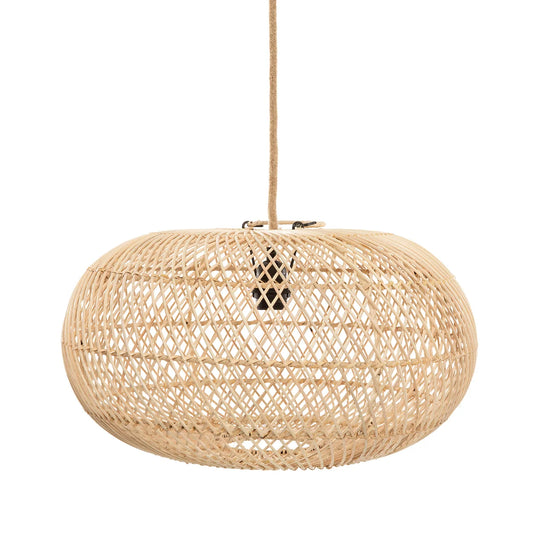 Abat-jour suspendu en rotin naturel Wholly