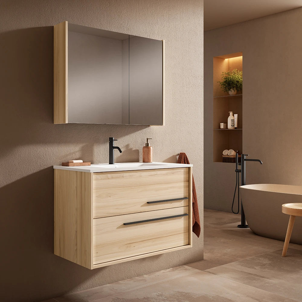 Meuble de salle de bain suspendu aqua