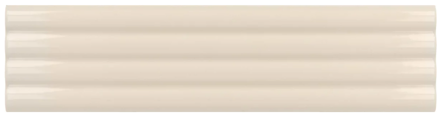 Faïence murale Kit-kat relief Costa Nova 5x20 cm Beige Pâle
