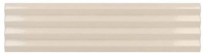 Faïence murale Kit-kat relief Costa Nova 5x20 cm Beige Pâle