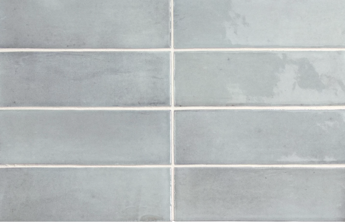 Carrelage grès cérame effet zellige Matt et brillant COCO -bleu clair