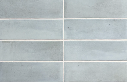 Carrelage grès cérame effet zellige Matt et brillant COCO - bleu 