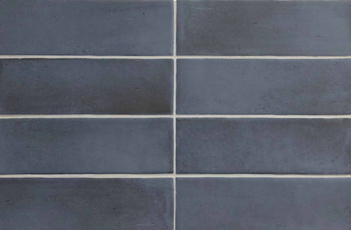 Carrelage grès cérame effet zellige Matt et brillant COCO - bleu nuit