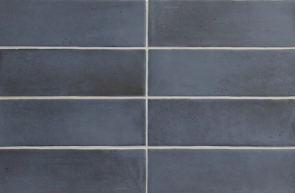 Carrelage grès cérame effet zellige Matt et brillant COCO - bleu nuit