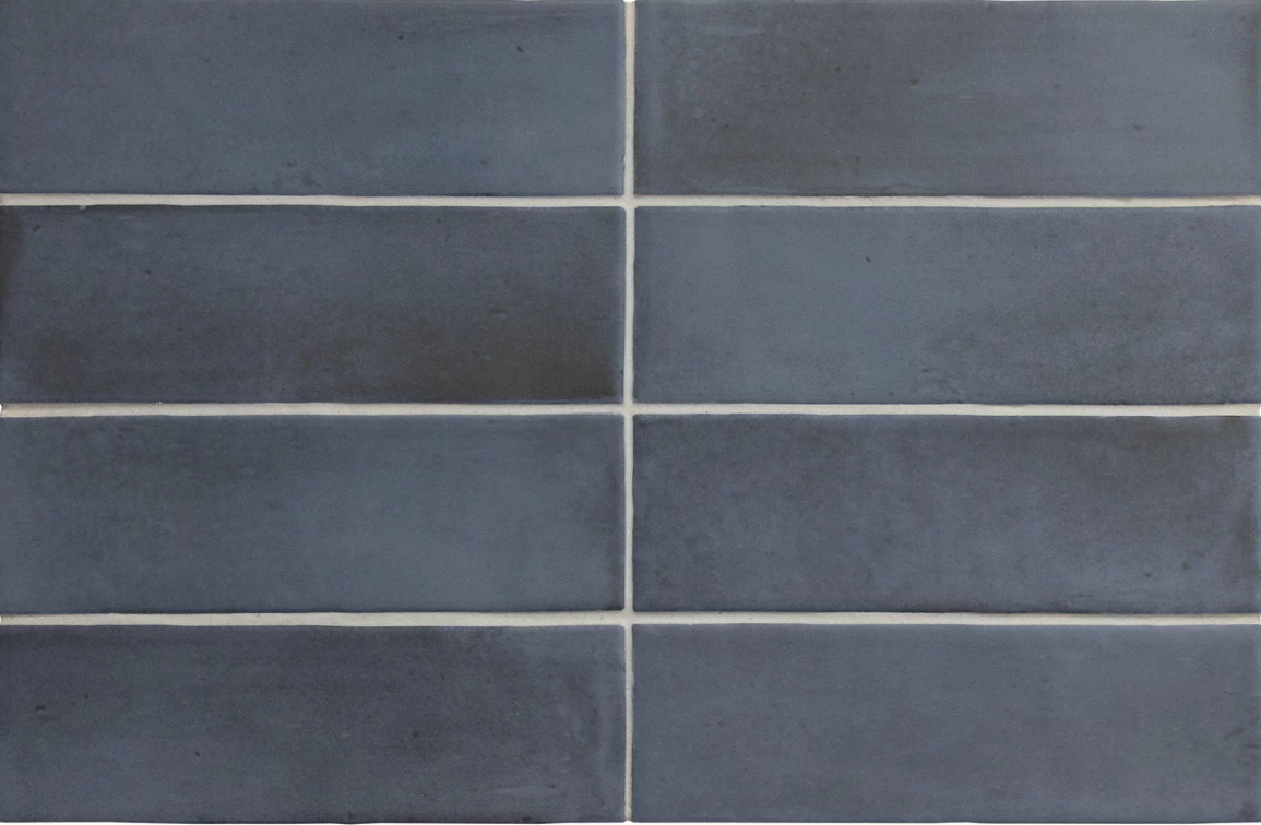 Carrelage grès cérame effet zellige Matt et brillant COCO bleu nuit matt