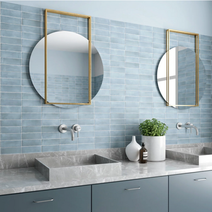 carrelage effet zellige coco bleu ciel