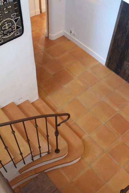 Carrelage en Terre cuite artisanale lisse carré, 10 x 10 cm - 1m²/boîte