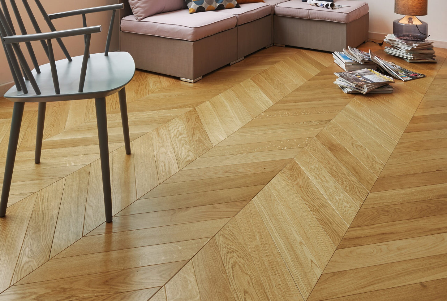Parquet Chêne Massif Point de Hongrie 