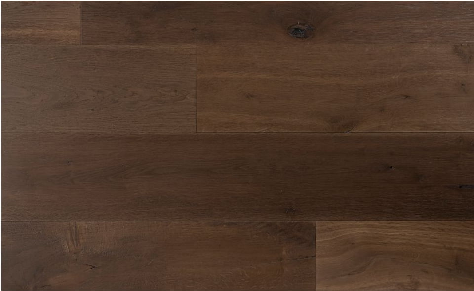 Revêtement sol bois, chêne naturel couleur bois foncé