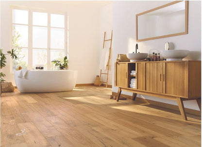 mise en situation Revêtement sol bois, chêne naturel couleur chaude