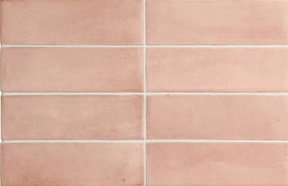 Carrelage grès cérame effet zellige Matt et brillant COCO - pink