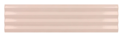 Faïence murale Kit-kat relief Costa Nova 5x20 cm Beige Pâle