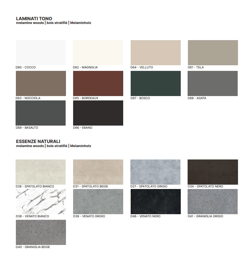 Meuble salle de bain sur pieds QUADRO METALLO