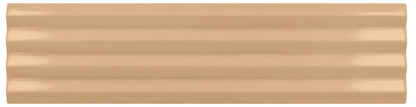 Faïence murale Kit-kat relief Costa Nova 5x20 cm Beige Pâle