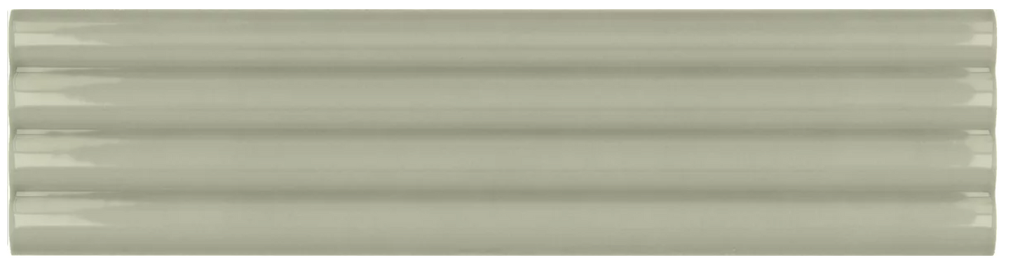 Faïence murale Kit-kat relief Costa Nova 5x20 cm Beige Pâle