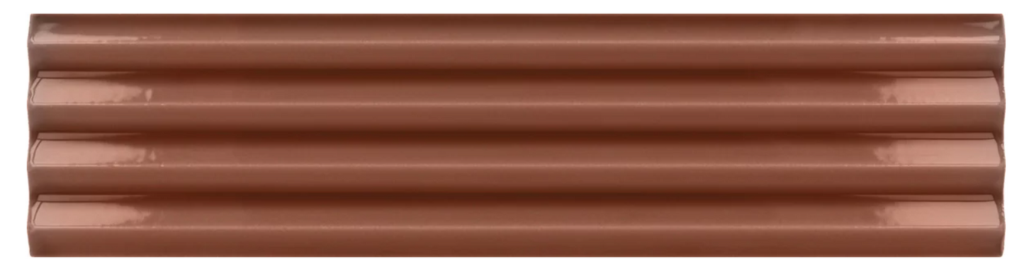 Faïence murale Kit-kat relief Costa Nova 5x20 cm Beige Pâle