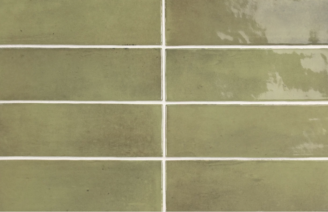 Carrelage grès cérame effet zellige Matt et brillant COCO vert