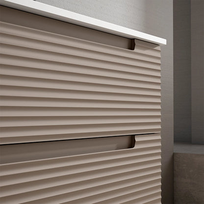 BOX wall-mounted bathroom vanity unit with 2 drawers