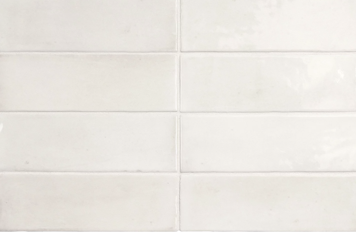 Carrelage grès cérame effet zellige Matt et brillant COCO - white