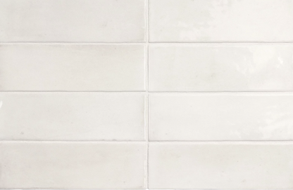 Carrelage grès cérame effet zellige Matt et brillant COCO - white