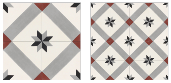 Carreaux de ciment Cuadrado Victoriano - L'Atelier By AC