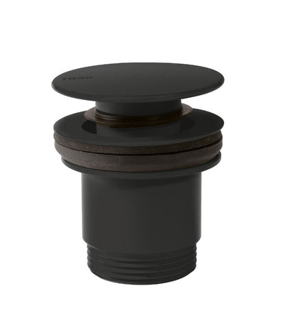 Bonde de vidage clic-clac Simple-Rapid pour lavabo, 24284001NM-Noir mat