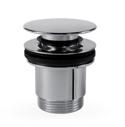 Bonde de vidage clic-clac Simple-Rapid pour lavabo, 24284001-CHROME