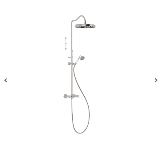 Colonne douche vintage  - TRES 24249101AC - ACIER
