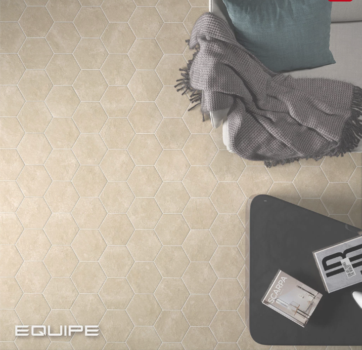 Carrelage tomette 17.5x20 - HEXATILE CEMENT, 0.71m²/boîte