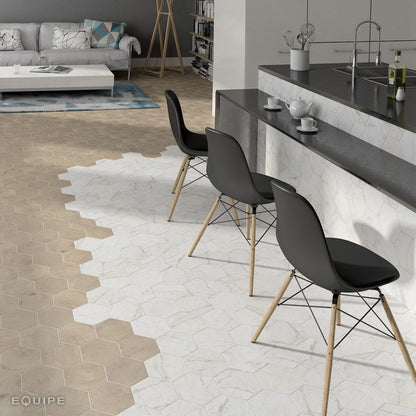 Carrelage hexagonal 17,5x20 HEXAGON CARRARA MATT - 0.71m²/boîte