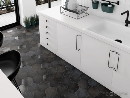 Carrelage grès cérame effet tomette 17.5x20 - HERITAGE, 0.71m²/boîte