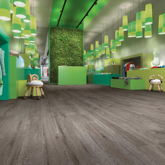 Carrelage grès cérame aspect bois HIRATI Brun