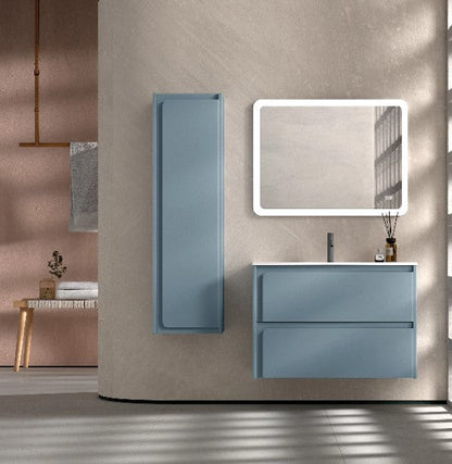 Meuble de salle de bain suspendu INDICO, vasque à encastrer