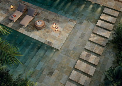 Carrelage grès cérame aspect pierre naturelle ZEPHYR GREY