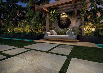 Carrelage grès cérame aspect pierre naturelle ZEPHYR GREY